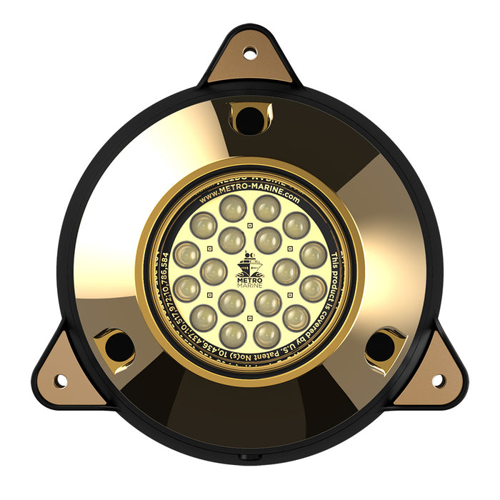 Metro Marine High-Output Surface Mount Underwater Light w/Intelligent Monochromatic LEDs - White, 45 Beam [F-SMR1-W3-45]