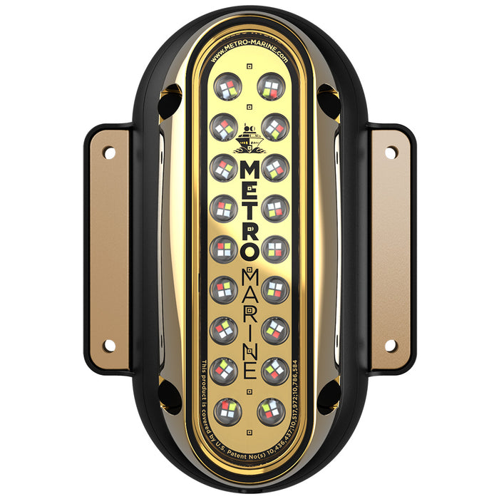 Metro Marine High-Output Vertical Surface Mount Light w/Intelligent Full Spectrum LEDs - RGBW, 90 Beam [F-SME1-V-FS-90]