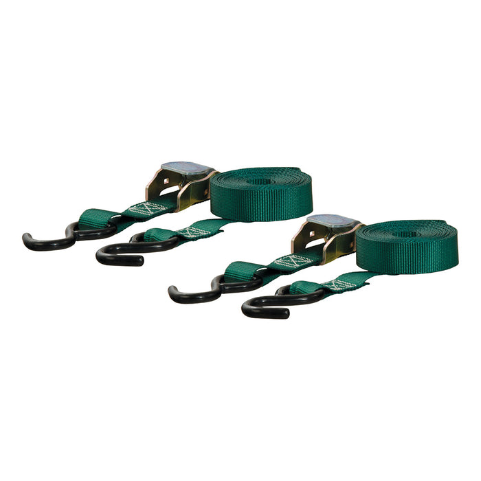 CURT 15 Dark Green Cargo Straps w/