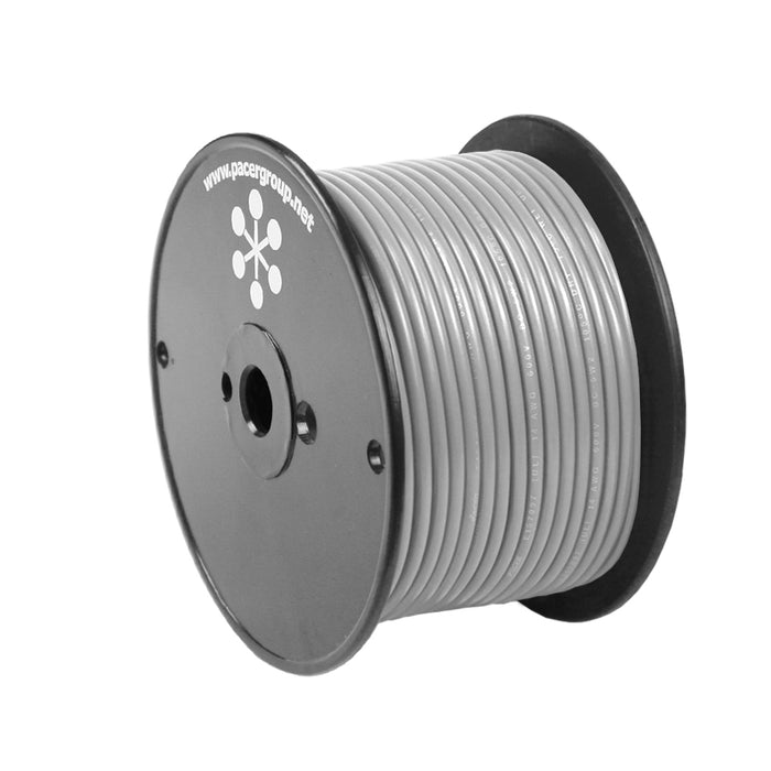 Pacer Grey 10 AWG Primary Wire - 20' [WUL10GY-20]