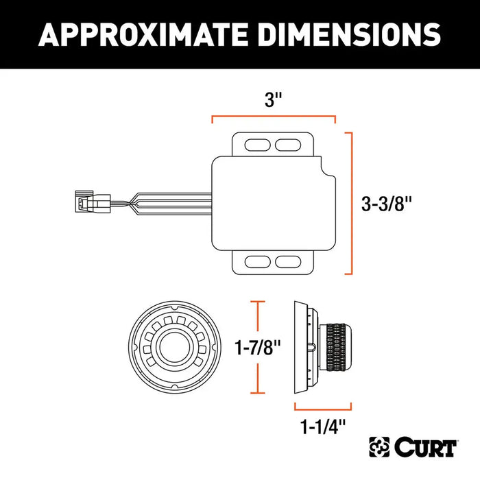 CURT Spectrum Brake Control In-Dash Mount [51170]