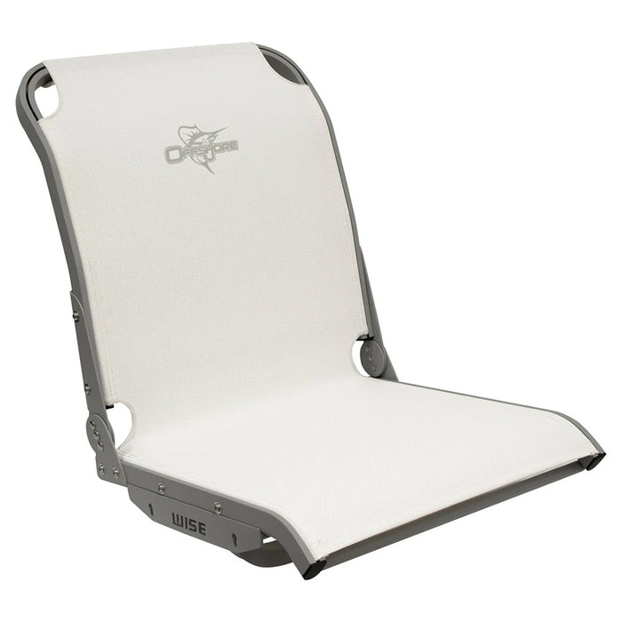 Wise 3374 Aero X Cool-Ride Mesh Mid-Back Boat Seat - White [3374-784]