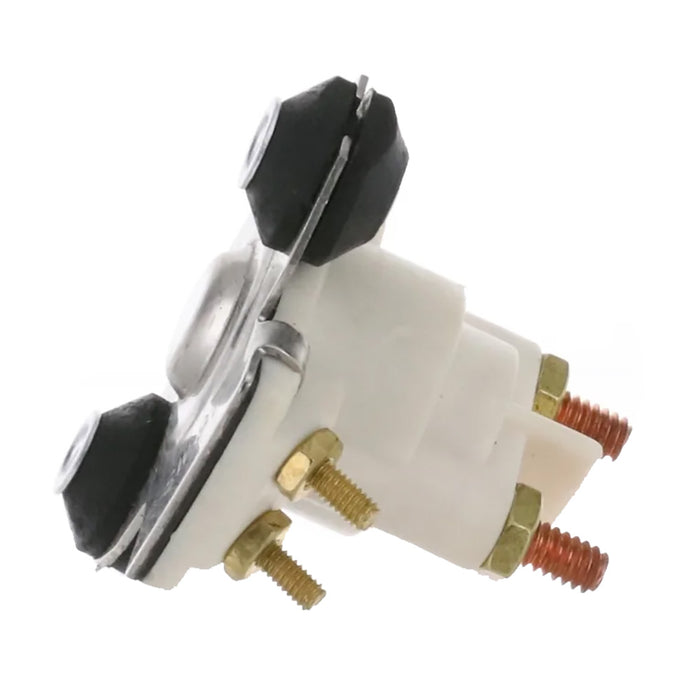 ARCO Marine Outboard Solenoid w/Flat Isolated Base  White Housing [SW097]