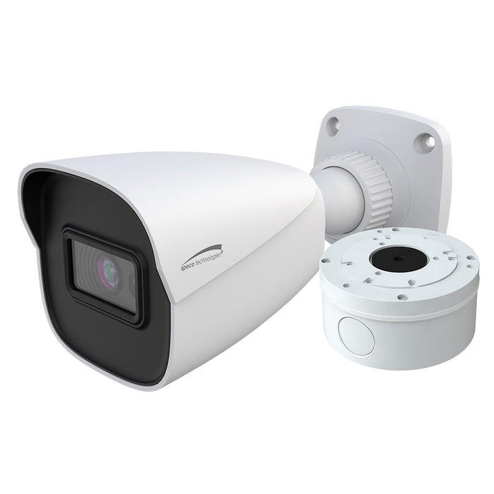 Speco 4MP H.265 AI Bullet IP IR Camera - 2.8mm Lens  Junction Box [O4B9]