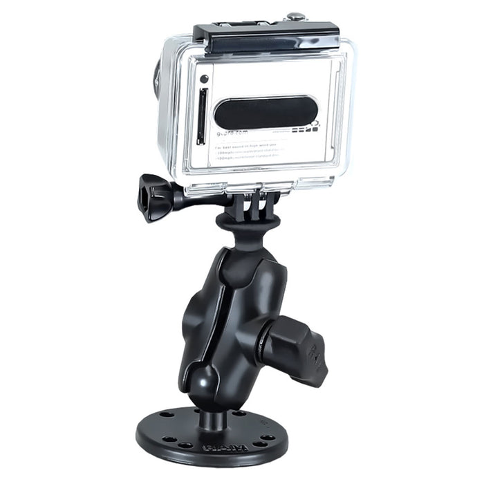 RAM Mount GoPro Hero Short Arm Flat Surface Mount [RAM-B-138-A-GOP1U]