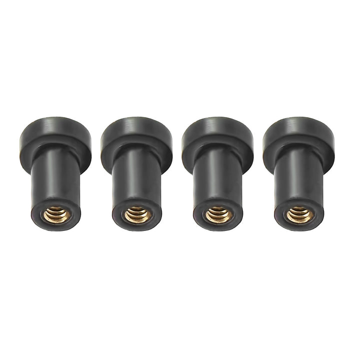 RAM Mount Mari-Nut Rubber Expansion Brass Nuts - 4 Pack [RAM-MARI-NUT-4U]