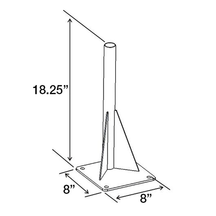 RAM Mount Universal Drill-Down Laptop Mount Base [RAM-VBD-122]