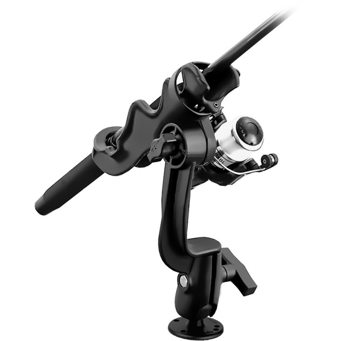 RAM Mount RAM-ROD 2000 Fishing Rod Holder w/RAM-ROD Revolution Ratchet/Socket System & Round Flat Surface Base [RAM-114-RBU]