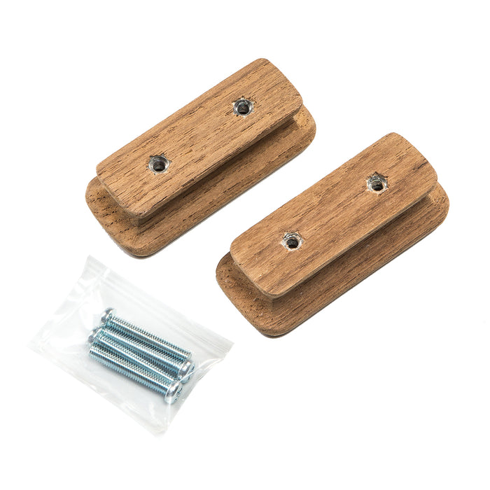 Whitecap Teak Rectangular Drawer Knob - 2-3/4