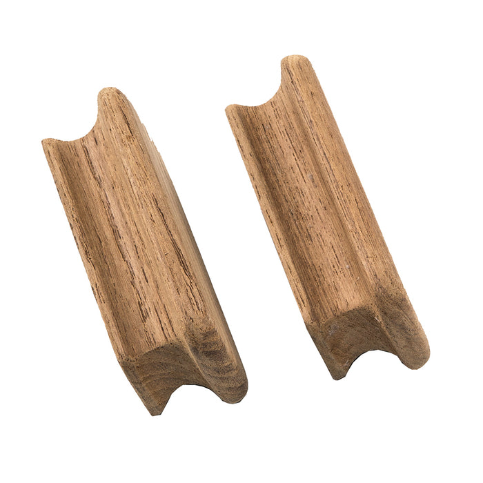 Whitecap Teak Rectangular Drawer Knob - 2-3/4