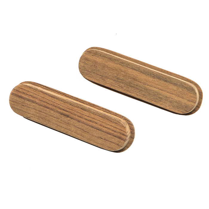 Whitecap Teak Oblong Drawer Pull - 4-1/16