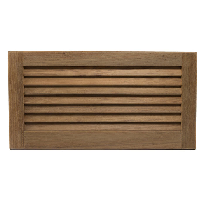 Whitecap Teak Louvered Insert - 9-3/8