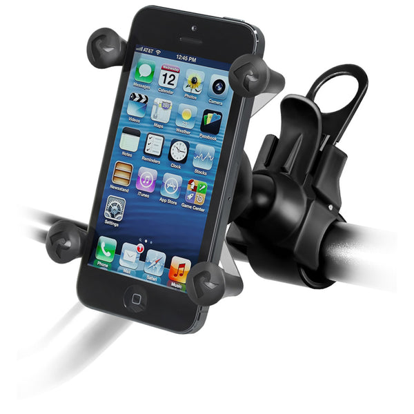 RAM Mount EZ-Strap Rail Mount w/Universal X-Grip Cell Phone Holder [RAP-SB-187-UN7U]