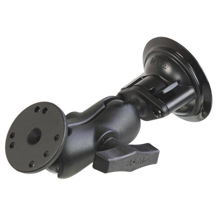 RAM Mount Suction Cup Mount w/Short Arm [RAM-166-B-202U]