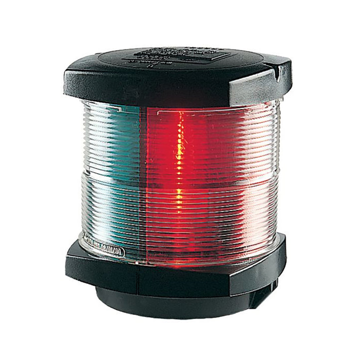 Hella Marine Tri-Color Navigation Light - Incandescent - 2nm - Black Housing - 12V [002984535]