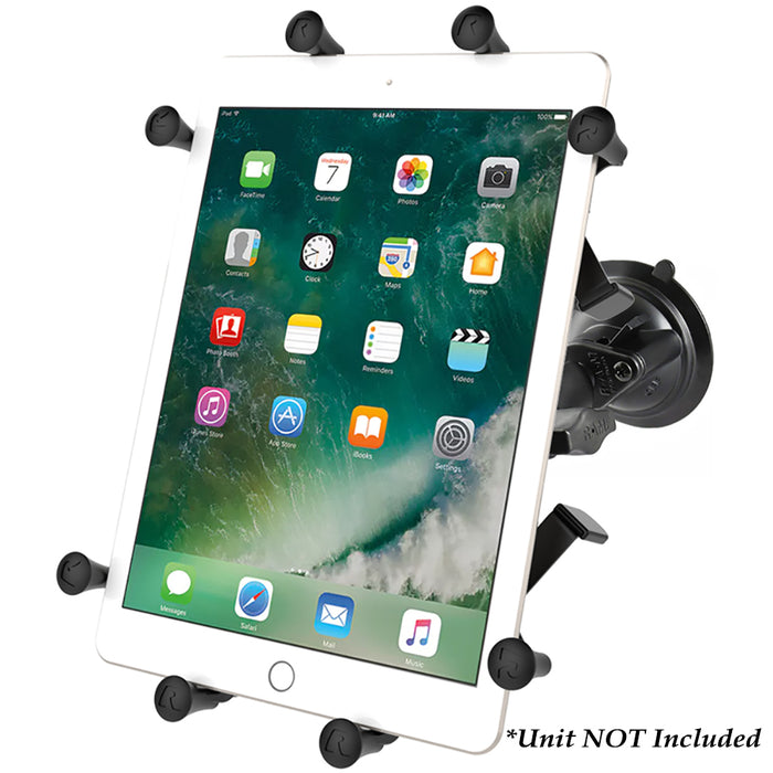 RAM Mount Twist-Lock Suction Cup Mount w/Universal X-Grip Cradle for 10