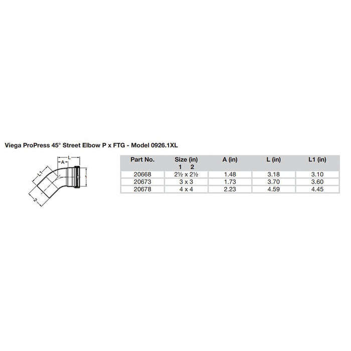 Viega ProPress - 2-1/2