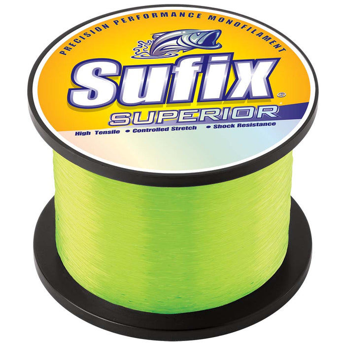 Sufix Superior Hi-Vis Yellow Monofilament - 50lb - 1095 yds [644-150]