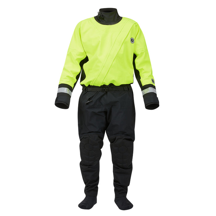 Mustang MSD576 Water Rescue Dry Suit - Fluorescent Yellow Green-Black - Medium [MSD57602-251-M-101]