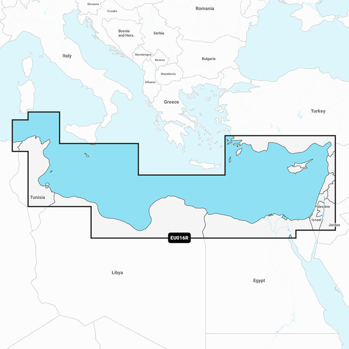 Garmin Navionics Vision+ NVEU016R - Mediterranean Sea, Southeast - Marine Chart [010-C1241-00]