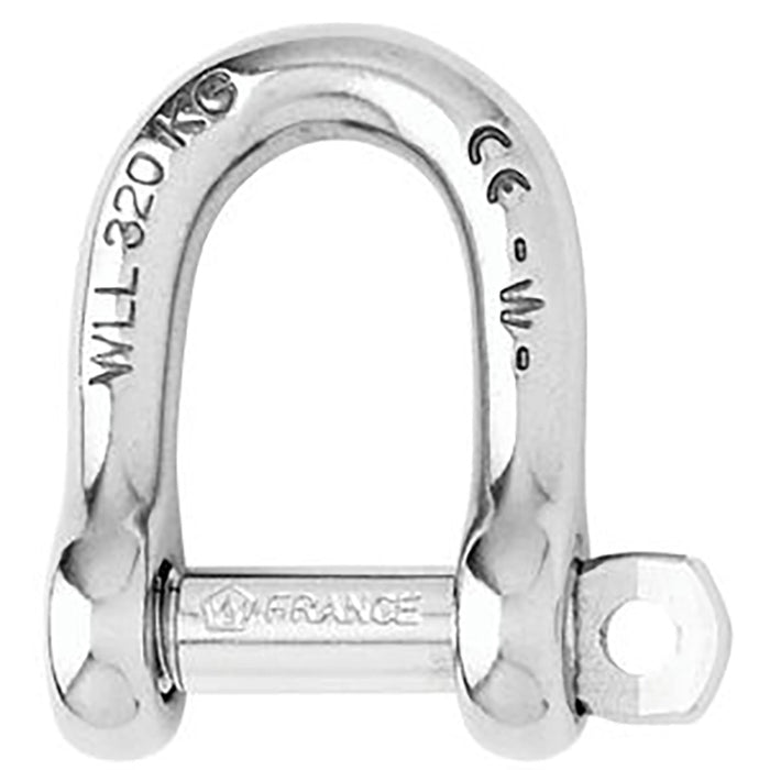 Wichard Not Self-Locking D Shackle - 14mm Diameter - 9/16