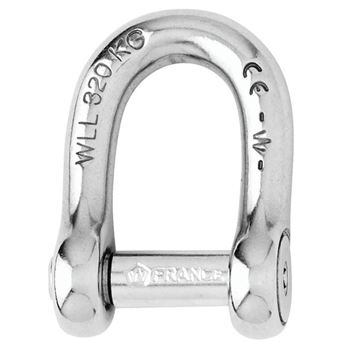 Wichard Self-Locking Allen Head Pin D Shackle - 8mm Diameter - 5/16