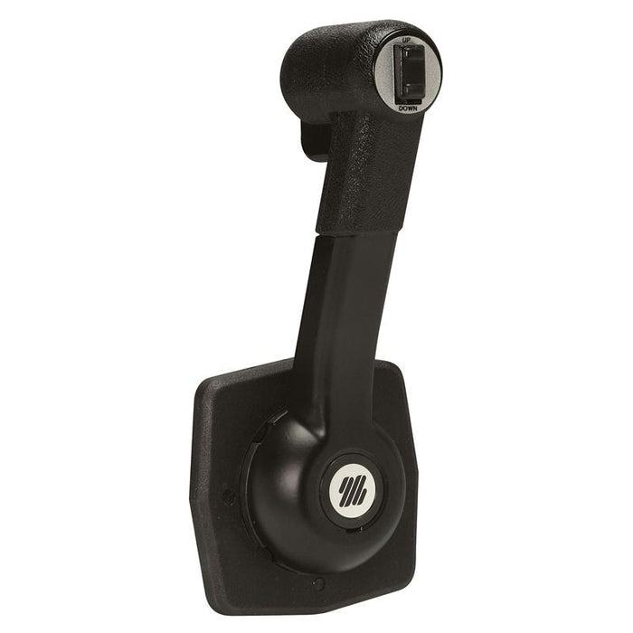 Uflex Single-Lever Side Mount Controls w- Trim Switch - B184