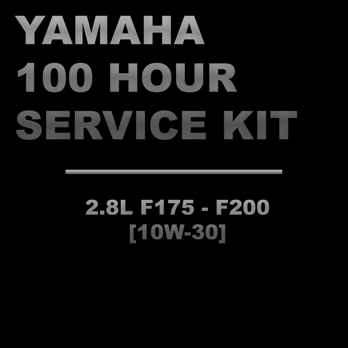 YAMAHA 2.8L F175-F200 HP 4-STROKE [100 HOUR] SERVICE KIT [10W-30]